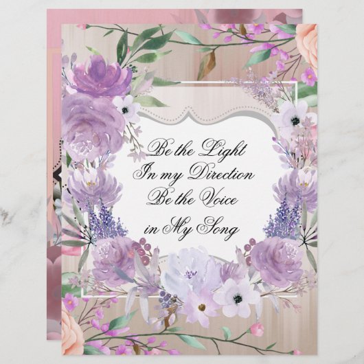 Wees de lichtwaterzuiger van het Briefpapier behan (Voorkant / Achterkant)