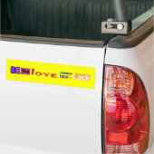 Wees de Liefde Bumper Sticker (Op Truck)
