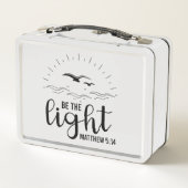 Wees de Light Bible Verse Lunch Box (Achterkant)