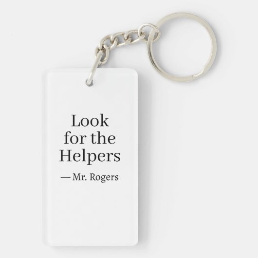 Wees de Light Bunny Sleutelhanger (achterkant)