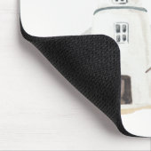 Wees de Light Lighthouse Waterverf Faith Quote Muismat (Hoek)