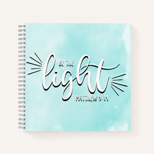 Wees de Light Matthew 5:14 Journal Notitieboek (Voorkant)