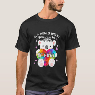 Wees de maand van Puzzle Koala Autism Awareness T-shirt