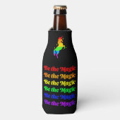 Wees de magische regenboog flesjeskoeler (Fles Voorkant)