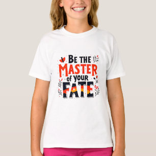 Wees de meester van je lot t-shirt
