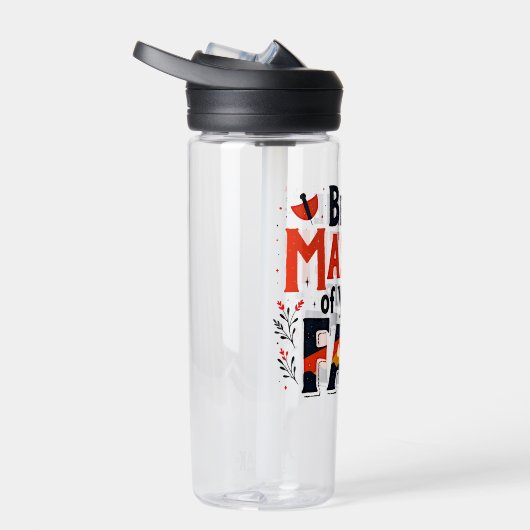 Wees de meester van je lot waterfles (Rechts)