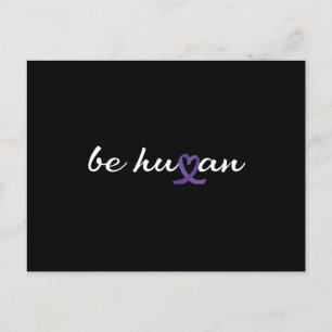 Wees de menselijke Oranje Shirt dag Briefkaart