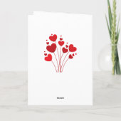 Wees de mijne drie fotokaarten feestdagen kaart (Achterkant)