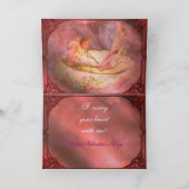 Wees de mijne  feestdagen kaart (Binnen)