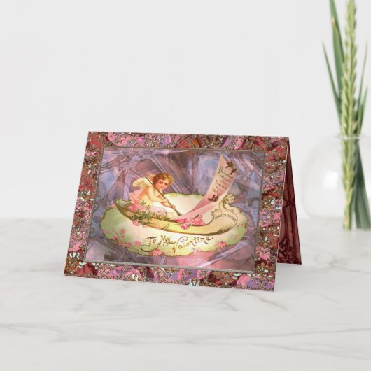 Wees de mijne  feestdagen kaart (Voorkant)