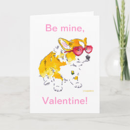 Wees de mijne, Valentijn! Corgi Kaart