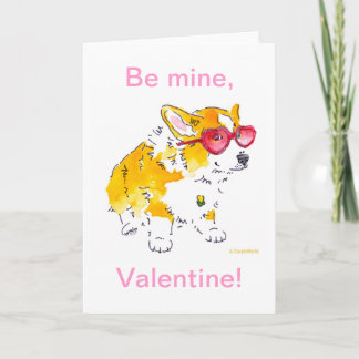 Wees de mijne, Valentijn! Corgi Kaart