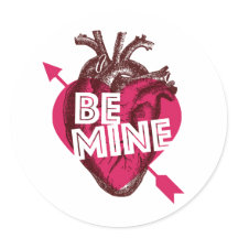 Wees de mijne Valentijn hart Sticker