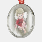 Wees de mijne Valentijn Premium Round Ornament (Links)