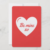 Wees de mijne Xo Feestdagenkaart (Voorkant)