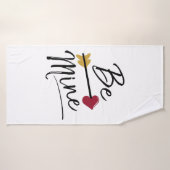 Wees de mijnstutten Valentijnse Badhanddoek (Badhanddoek)