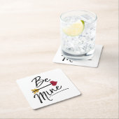 Wees de mijnstutten Valentijnse Kartonnen Onderzetters (Insitu)