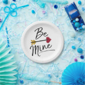 Wees de mijnstutten Valentijnse Papieren Bordje (Feest)