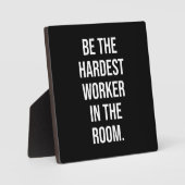 Wees de moeilijkste werknemer in de zaal - Motivat Fotoplaat (Voorkant)