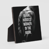 Wees de moeilijkste werknemer in de zaal - Motivat Fotoplaat (Voorkant)