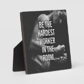 Wees de moeilijkste werknemer in de zaal - Motivat Fotoplaat (Voorkant)