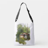 Wees de natuur crossbody tas (Achterkant)