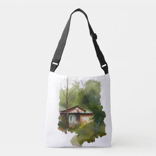 Wees de natuur crossbody tas (Voorkant)