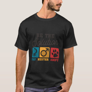 Wees de neutraliserende Dierenvrienden van de Spay T-shirt