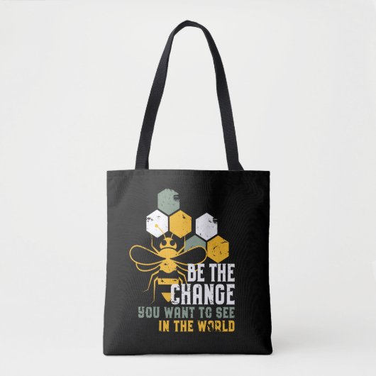Wees de nieuwe grappige bijenpennen voor de bijent tote bag (Voorkant)