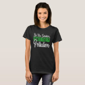 Wees de oplossing, niet de dag van de vervuiling v t-shirt (Voorkant volledig)