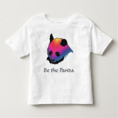 Wees de Panda Kinder Shirts (Voorkant)