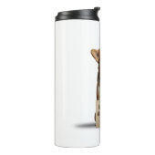 Wees de persoon die je denkt dat je grappig bent thermosbeker (Gedraaid links)