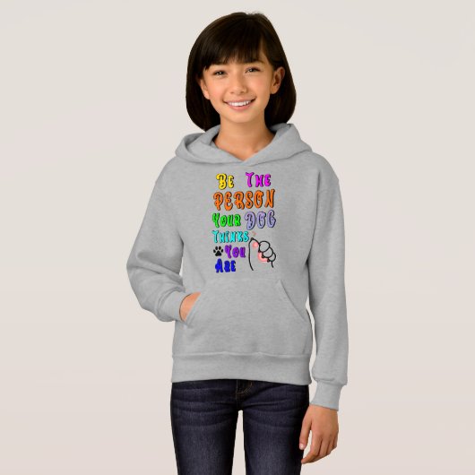 Wees de persoon die je hond denkt dat je aardig be (Voorkant volledig)