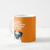 Wees de persoon die je hond denkt dat je bent koffiemok (Voorkant links)