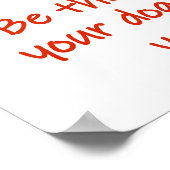 Wees de persoon die je hond denkt dat je bent poster (Hoek)