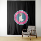 Wees de persoon die je hond denkt dat je bent wandkleed (In situ)