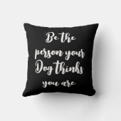 Wees de persoon die je hond denkt dat je hondenmam kussen (Achterkant)