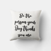 Wees de persoon die je hond denkt dat je hondenmam kussen (Achterkant)