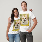 Wees de persoon van je hond... Moderne aangepaste  T-shirt (Unisex)