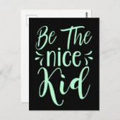 Wees de positieve boodschap van het mooie Kind in Briefkaart (Voorkant / Achterkant)