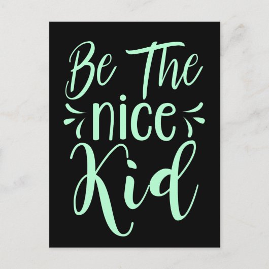 Wees de positieve boodschap van het mooie Kind in Briefkaart (Voorkant)