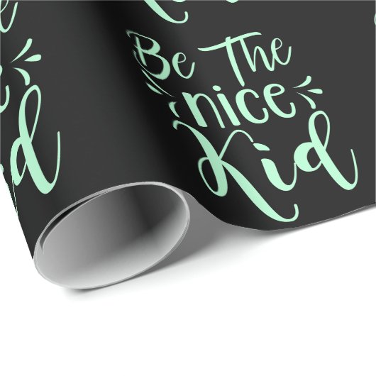 Wees de positieve boodschap van het mooie Kind in Cadeaupapier (Rol Hoek)