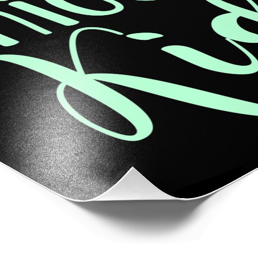 Wees de positieve boodschap van het mooie Kind in  Foto Afdruk (Hoek)