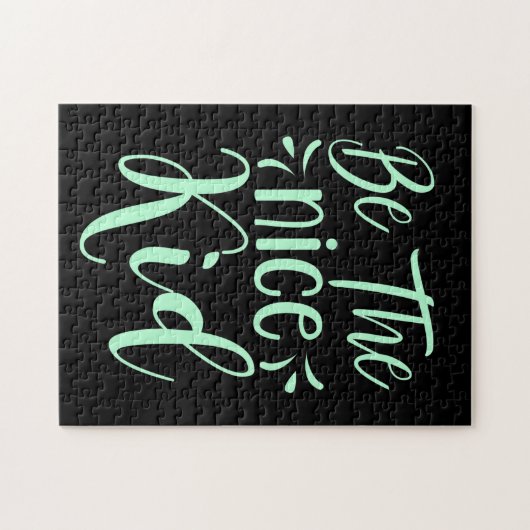 Wees de positieve boodschap van het mooie Kind in  Legpuzzel (Horizontaal)