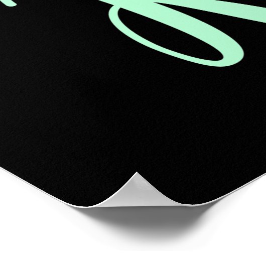 Wees de positieve boodschap van het mooie Kind in Poster (Hoek)