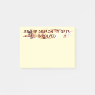 Wees de reden dat HR zich ermee bemoeit Post-it® Notes