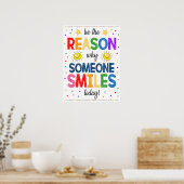 Wees de reden dat iemand het Poster glimlacht (Keuken)