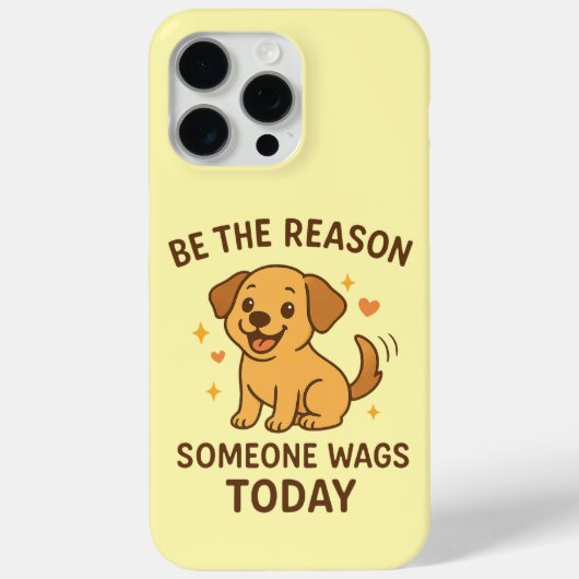 Wees de reden dat iemand vandaag kwispelt Schattig Case-Mate iPhone Case (Achterkant)