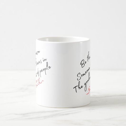 Wees de reden van vriendschap koffiemok (Center)