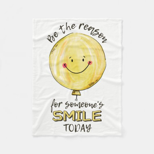 "Wees de reden" vegeldekens Fleece Deken (Voorkant)